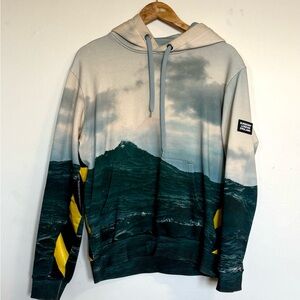 BURBERRY SEA PRINT HOODIE